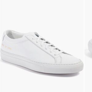 Common Projects Women’s Achilles Low White Leather Size 37